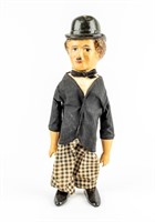 Vintage Charlie Chaplin Key Windup Doll Toy