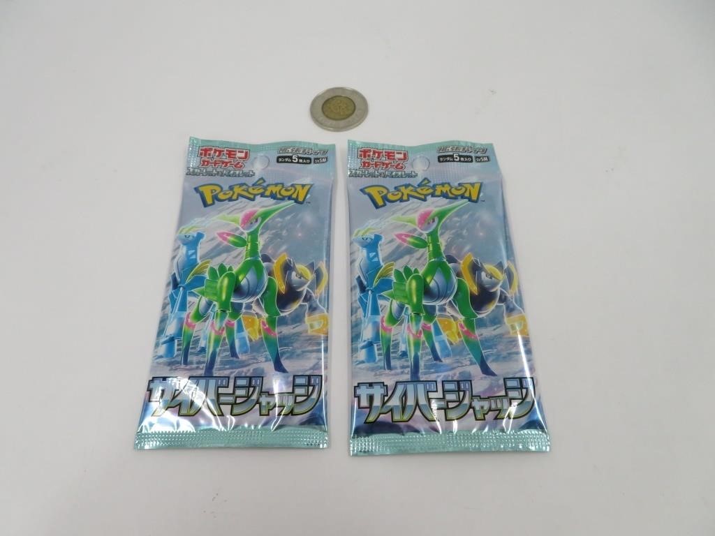 2 pack neufs de cartes Pokémon japonaise