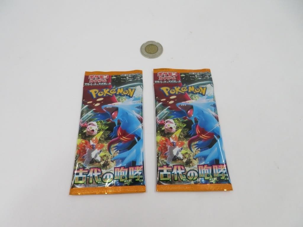 2 pack neufs de cartes Pokémon japonaise