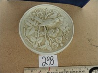 Facsimiles Bird plaque (newer)-7.5"