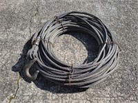 Heavy Duty Metal Cable with Hook