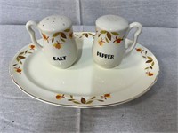 Jewell Tea Platter and S&P Shakers