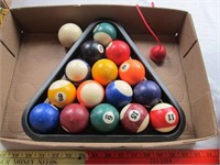 Billiard Balls & Rack