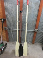 Group of oars