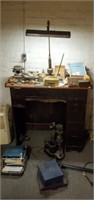Watch makers desk and contents
**IN BASEMENT-