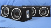 2 Electra Portable Speaker Units 28x10x9