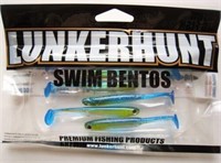 Lunkerhunt Sassy Shad Swim Bento 4.5 inch 5 pieces