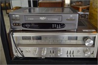 (2 PCS) BELL HOWELL VCR & PIONEER STEREO R