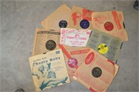 (9 PCS) VINTAGE 33 1/3 RECORDS - EARTHA KITT,