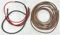 (F) Lot: Copper Welding Cable Wire & Tubing