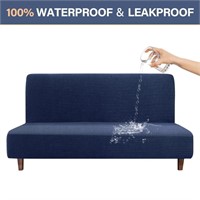WFF8887  CZL Waterproof Armless Sofa Cover, Navy