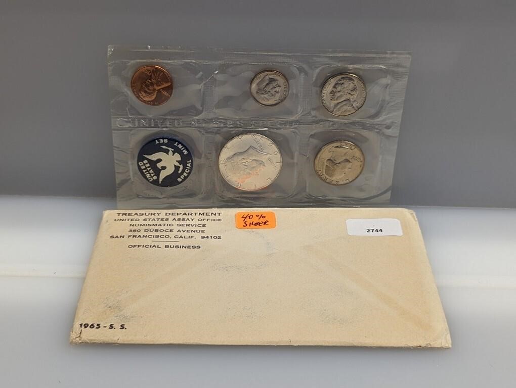 1965 40% Silver UNC US Mint Set
