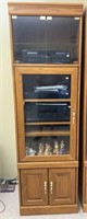 Oak entertainment Center Bookcase/Component