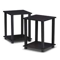 WFF9058  Furinno Simplistic End Table, Set of Two