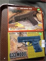 2 6MM AIR MODEL GUNS: MODELS G33 & G17