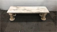 Marble Topped Bench K10C
