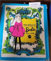 VTG WORLD OF BARBIE DOLL CASE & VTG DOLLS