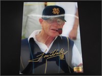 Lou Holtz Signed 8x10 Photo EUA COA