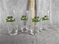 GROLSCH BEER GLASSES SET OF 4