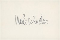 Marie Windsor signature cut