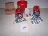 assorted nuts and bolts and screws