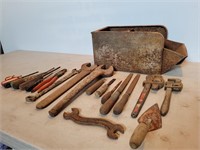 Vintage Bolt Bin + Vintage Tools + More