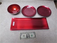 Collection of Norwegian Red Dishes
