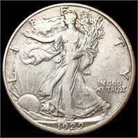 1929-D Walking Liberty Half Dollar NEARLY