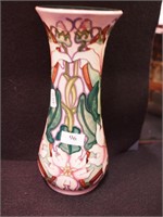 8 1/4" Moorcroft art pottery vase marked Made