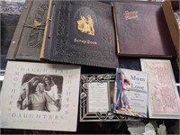 Vintage Scrapbooks, Book & Plaques