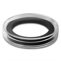 Coin Capsule X6d W/black Gasket - 38 Mm