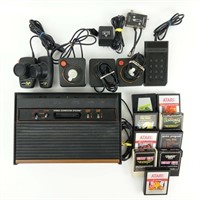 Atari Video Game Console (With Accessories)