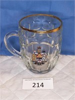 Ravenhead Glass England Canada Coat-Of-Arms Mug