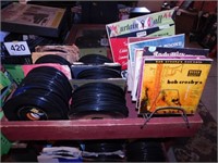 100+ vintage vinyl 45 rpm records