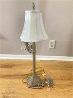 Vintage Cast Metal Table Lamp