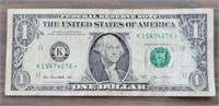 $1 bill Star Note