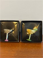 Mixed Drink Brooches Lot