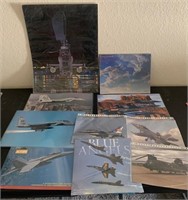 W - LOT OF MILITARY AIRCRAFT PRINTS (A32)