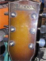 Vintage Decca acoustic guitar orig. parts, as is