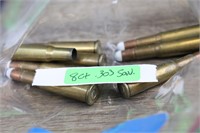 8 Count of 303 Savage Brass