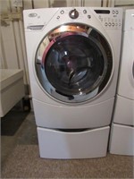 Whirlpool Duet Front Load washer w/pedestal NO SHI