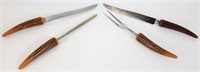 VTG Sheffield Collectible Knife Carving Set