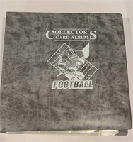 Gray Football album full of cards