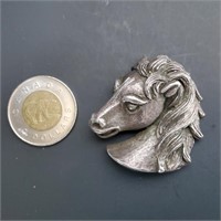 Pendentif buste cheval en argent 925