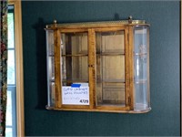 WALL MOUNTED CURIO CABINET