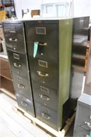 2- 4 Drawer File Cabinets