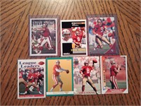 Steve Young Football Card Lot (x7)