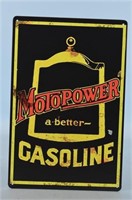 Motorpower Gasoline Metal Sign