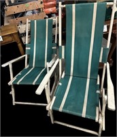 Pair Estate Beach Chairs