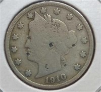 1910 Liberty Head V nickel
